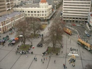 Cathedral Square, Christchurch New Zealand