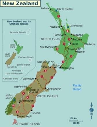 New Zealand regions