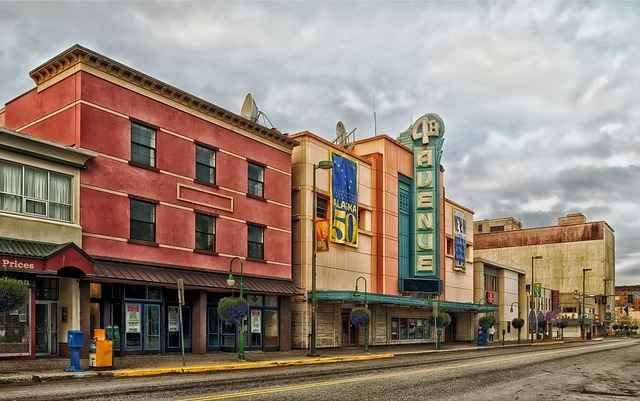 street in Anchorage Alaska
