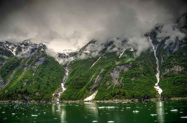 Tracy-Arm Glacier in Alaska