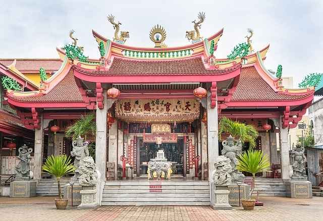 A temple in Phuket Thailand