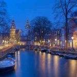 amsterdam night view